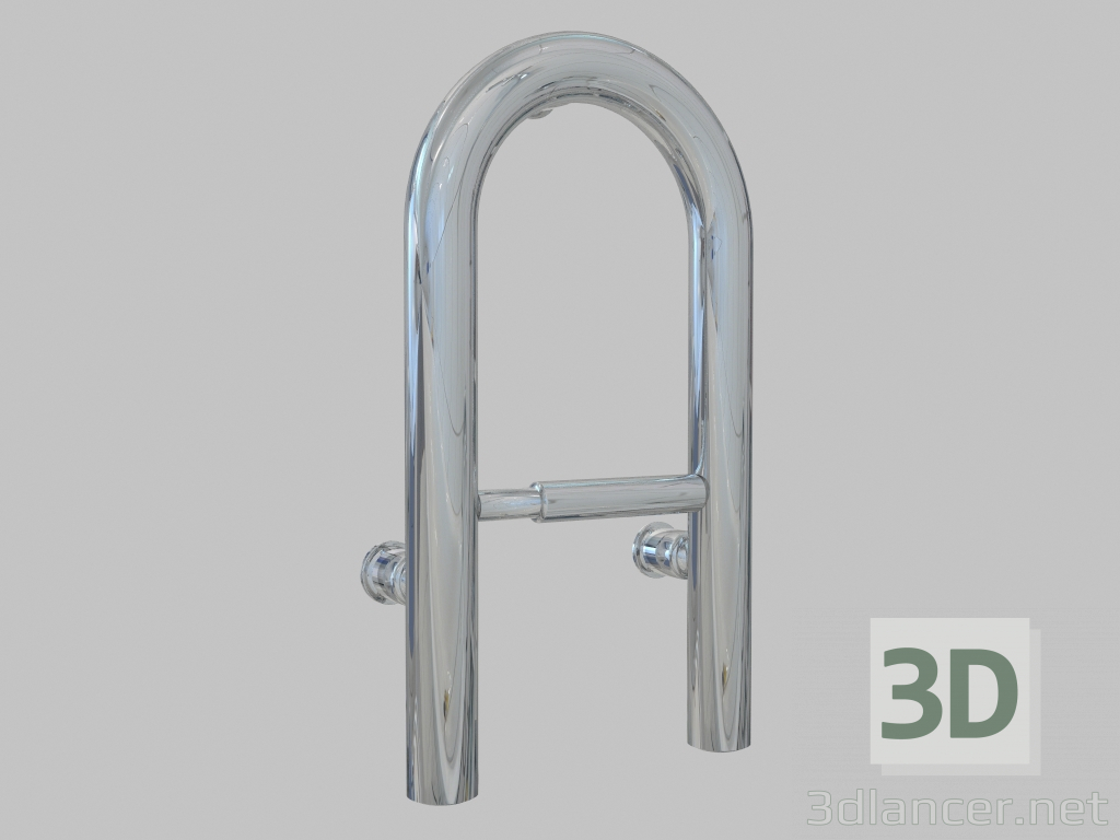 3d model Soporte de pared de acero con un lugar para papel Vital (NIV 041F) - vista previa