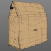 3d 3D Paper Bag (Cofee Bag) model buy - render