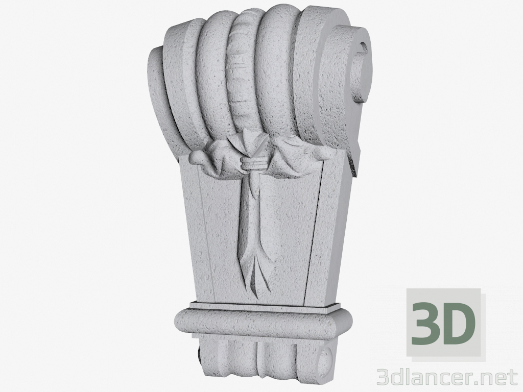 Modelo 3d Pedra angular (FZ42L) - preview