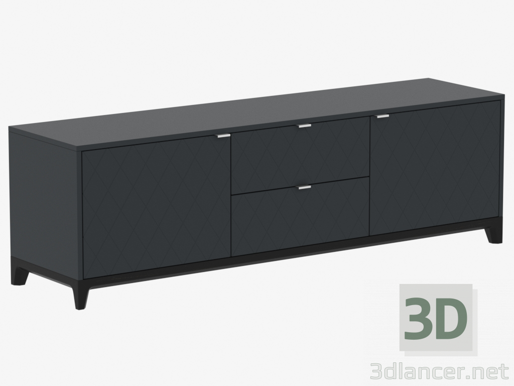 3D modeli TV No. 2 CASE (IDC015006705) altında kaldırım taşı - önizleme