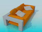 Sofa in high-tech style