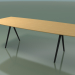 3d model Soap-shaped table 5421 (H 74 - 100x240 cm, legs 180 °, veneered L22 natural oak, V44) - preview