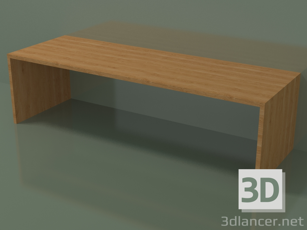 Modelo 3d Banco linear (L 144 cm) - preview