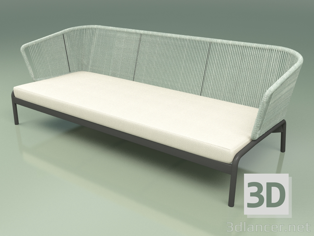 3d model Sofá 003 (Cordón 7mm Menta) - vista previa