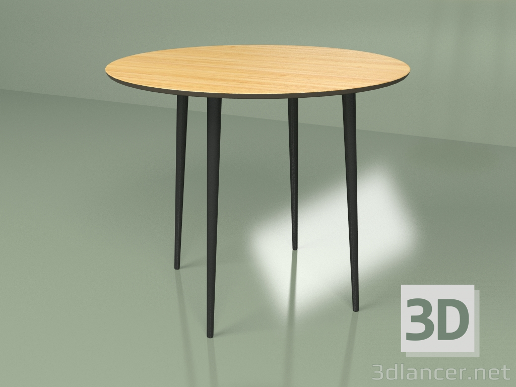 3d model Mesa de cocina enchapada Sputnik 90 cm (marrón oscuro) - vista previa