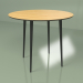 3d model Kitchen table Sputnik 90 cm veneer (dark brown) - preview