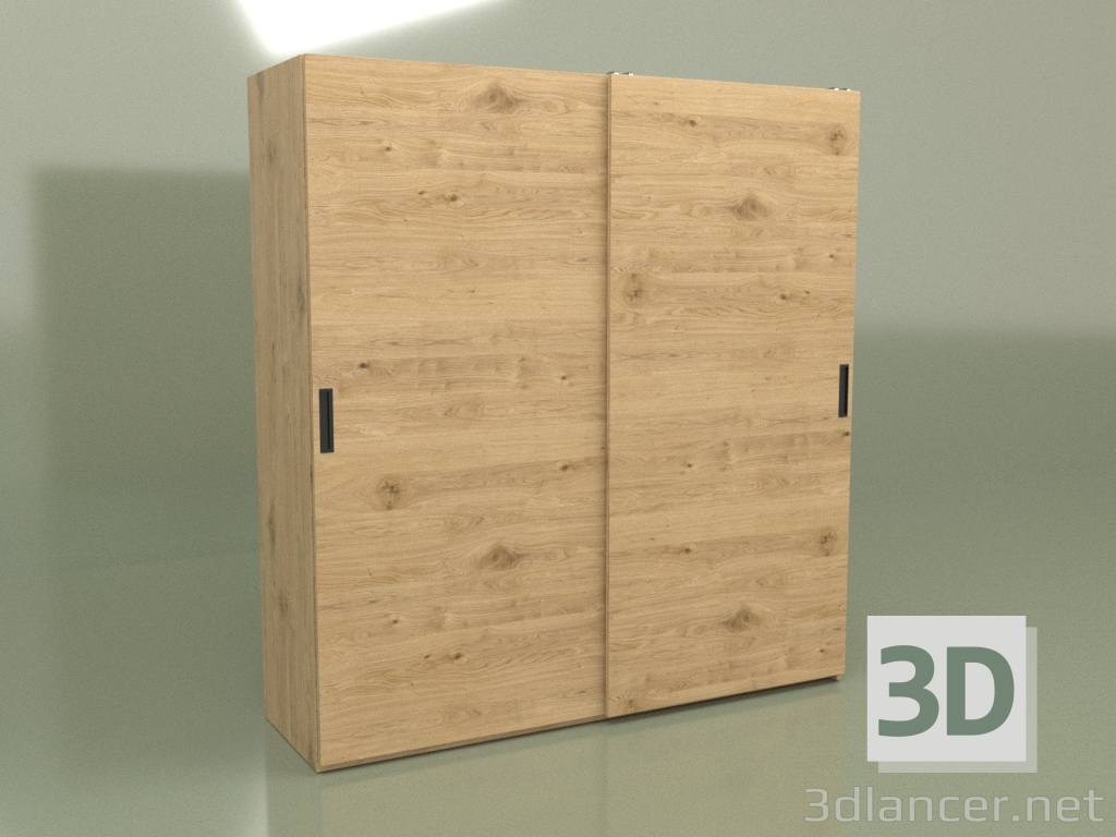 3d model Wardrobe 2 doors Mn 120 (Loft) - preview