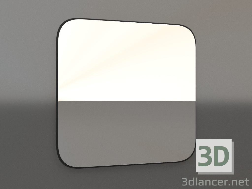 3d model Mirror ZL 27 (450x450, wood black) - preview