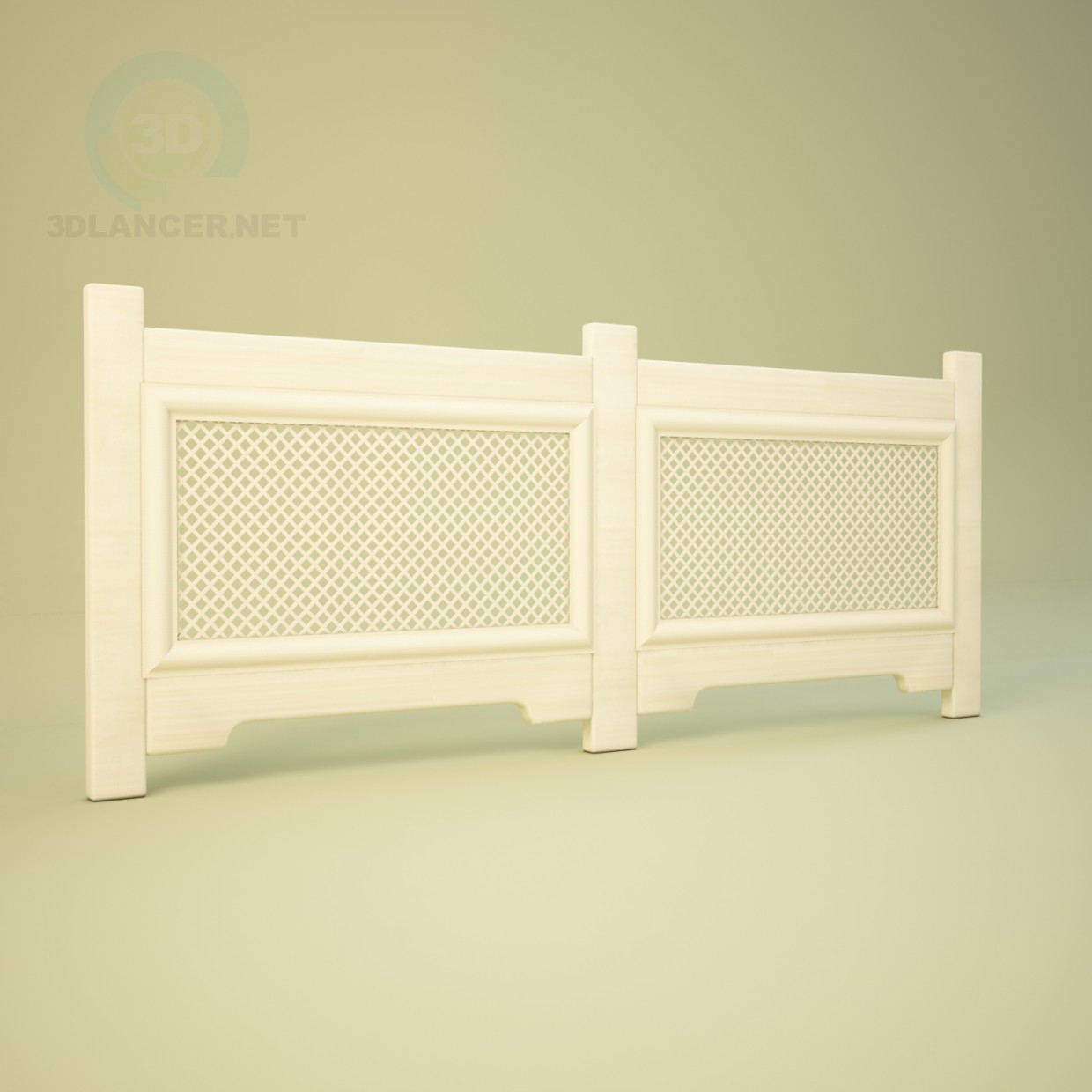 3d model Radiator grid - preview