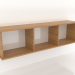 modello 3D Mensola sospesa SHELF 7 (aperta) 1400 mm (rovere naturale) - anteprima