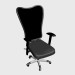 3d model Armchair Manolo (black) - preview