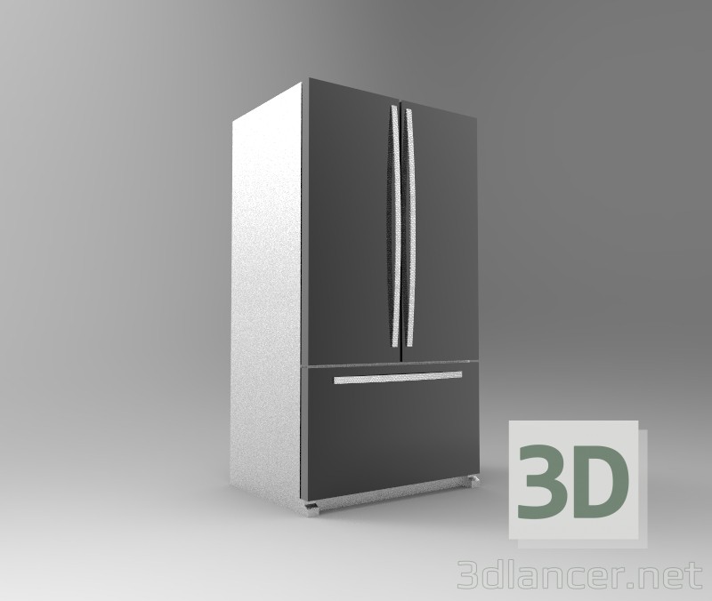 3d model nevera - vista previa