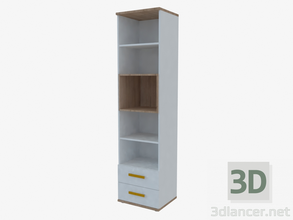 modello 3D Scaffalature (TIPO 11) - anteprima