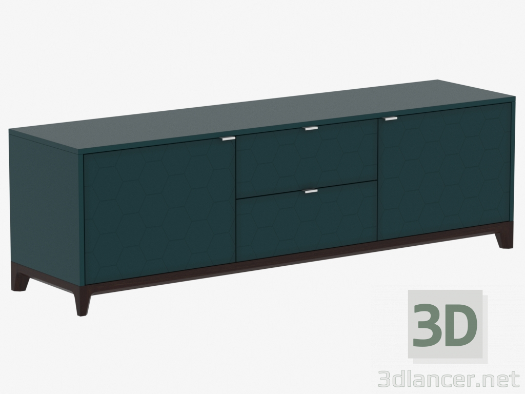 3D modeli TV No. 2 CASE (IDC015102522) altında kaldırım taşı - önizleme