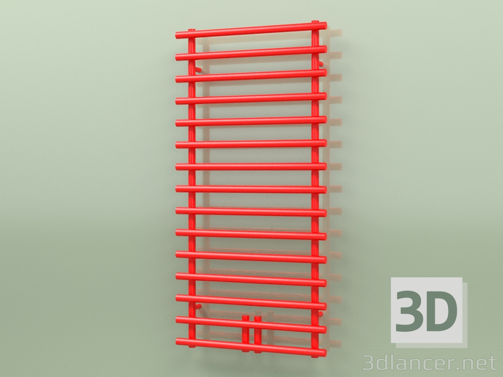 3d model Heated towel rail - Leros (1224 x 600, RAL - 3026) - preview