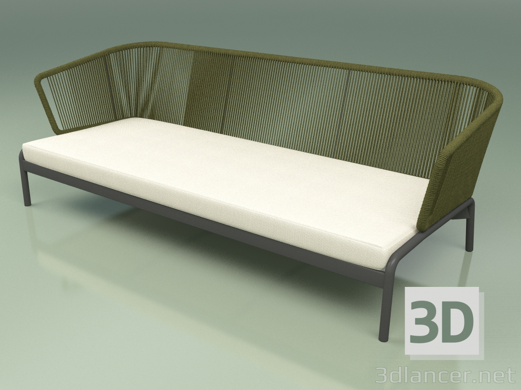 Modelo 3d Sofá 003 (cordão 7mm verde-oliva) - preview