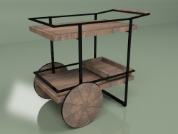 Журнальний стіл James Bar Cart 87х56