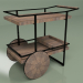 3d model Mesa de centro James Bar Cart 87х56 - vista previa