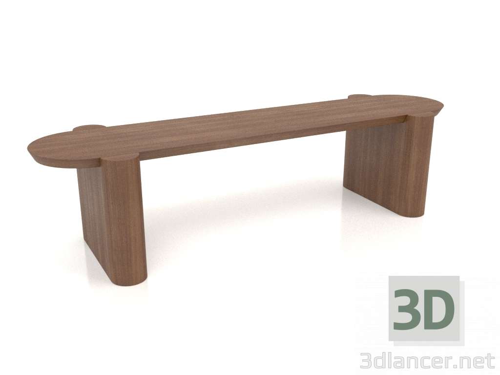 3d модель Банкетка BK 03 (1400х400х350, wood brown light) – превью