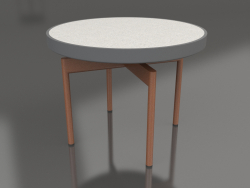 Mesa de centro redonda Ø60 (Antracita, DEKTON Sirocco)