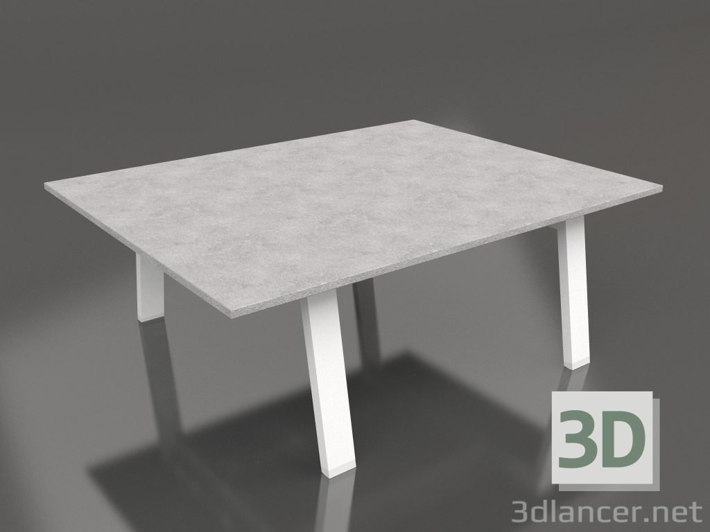 3d model Mesa de centro 90 (Blanco, DEKTON) - vista previa