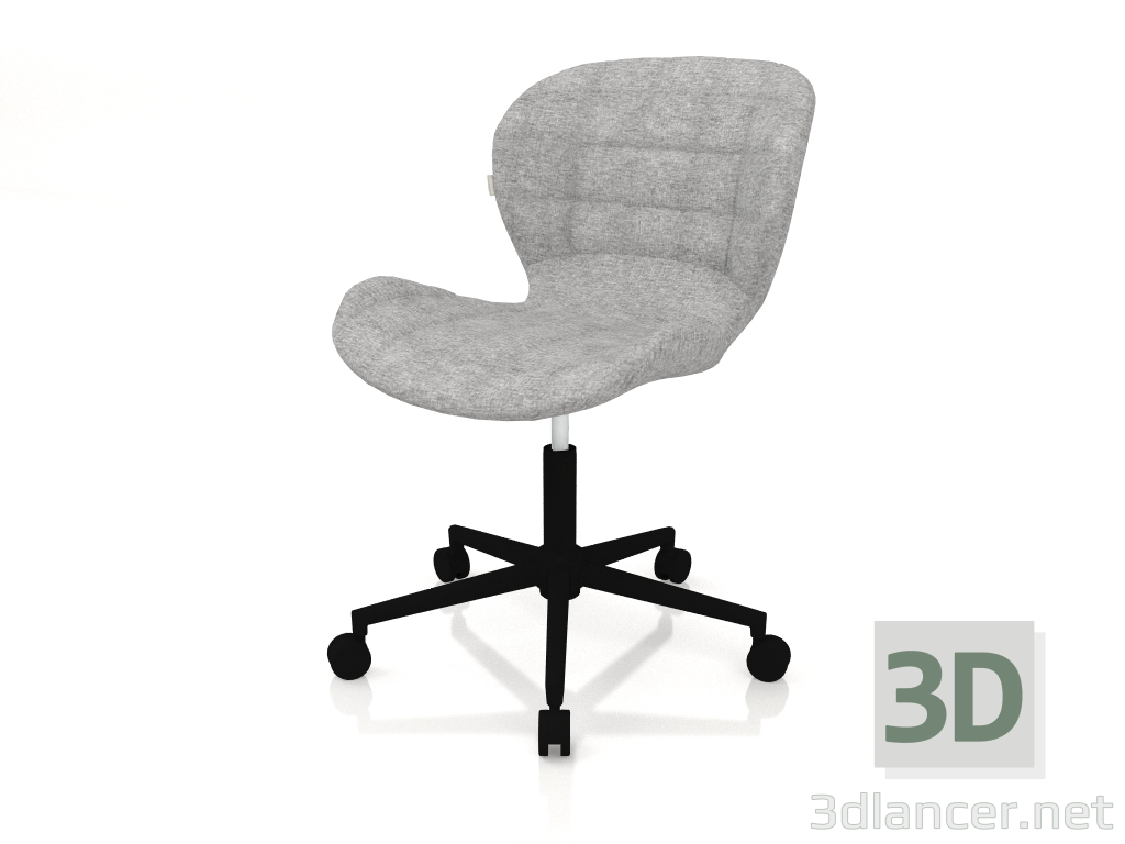 modèle 3D Chaise de bureau OMG (Noir-Gris) - preview