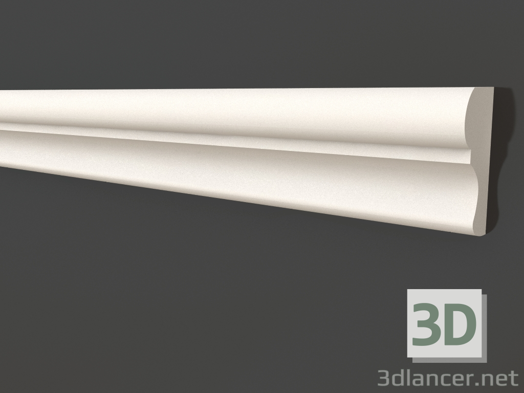 3d model Plaster molding LG 003 2 (22x10) - preview