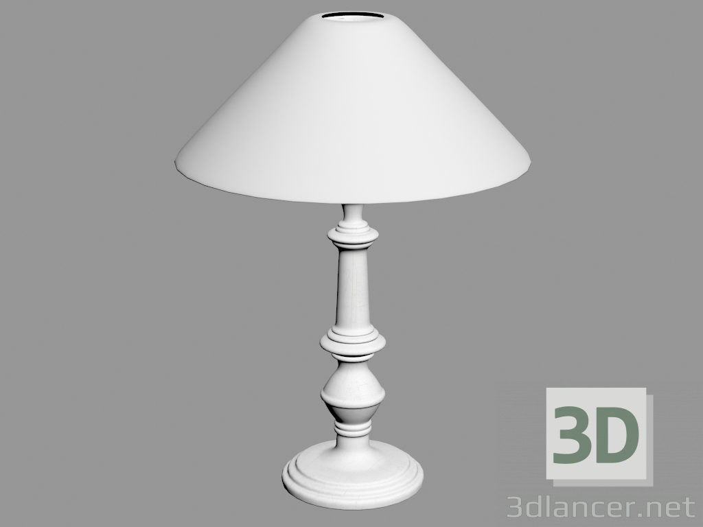 3D modeli Masa lambası - önizleme