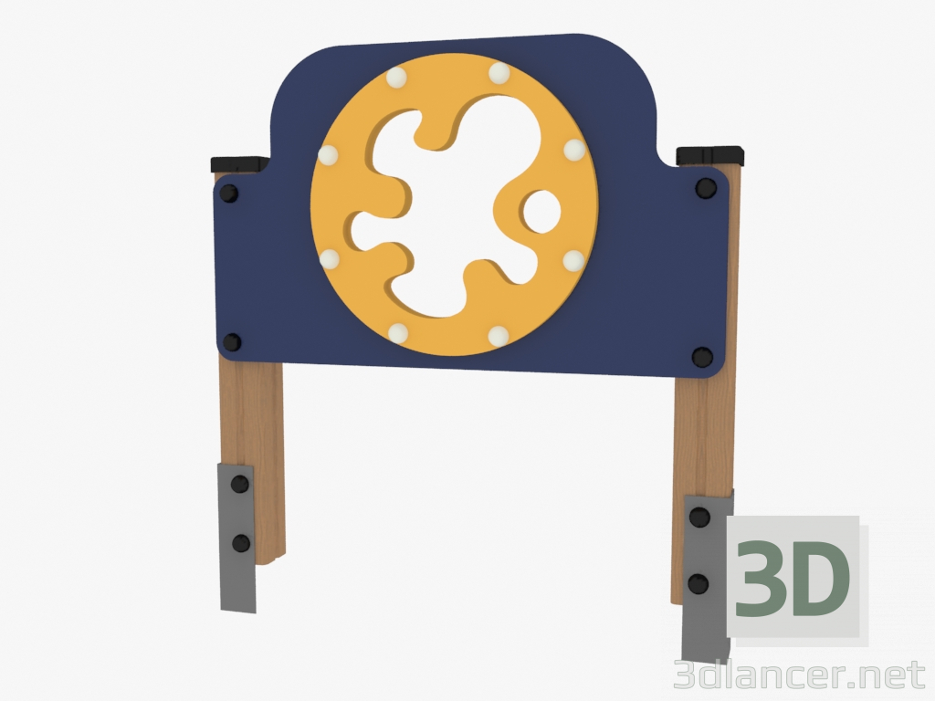 modello 3D Game Mirror Panel (4026) - anteprima