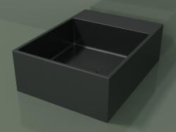 Countertop washbasin (01UN11302, Deep Nocturne C38, L 36, P 48, H 16 cm)