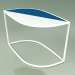 3D Modell Beistelltisch 001 (Glasierter Gres Ice-Sapphire, Metal Milk) - Vorschau