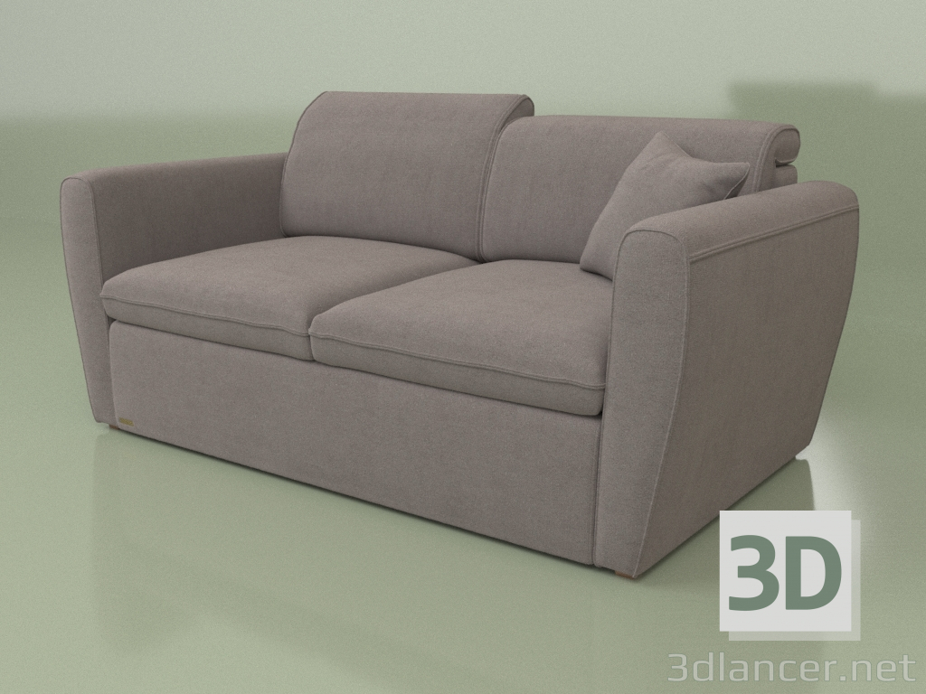 3D Modell Doppelsofa Delhi - Vorschau