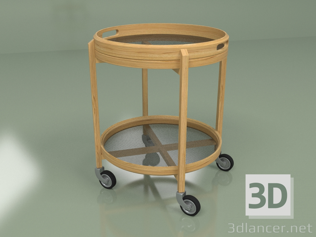 3d model Mesa de centro Roca diámetro 49 - vista previa