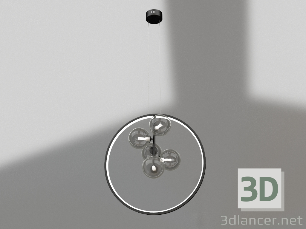 modello 3D Lampadario Iona (07608-5А,19) - anteprima