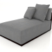 3d model Sofa module section 5 (Black) - preview