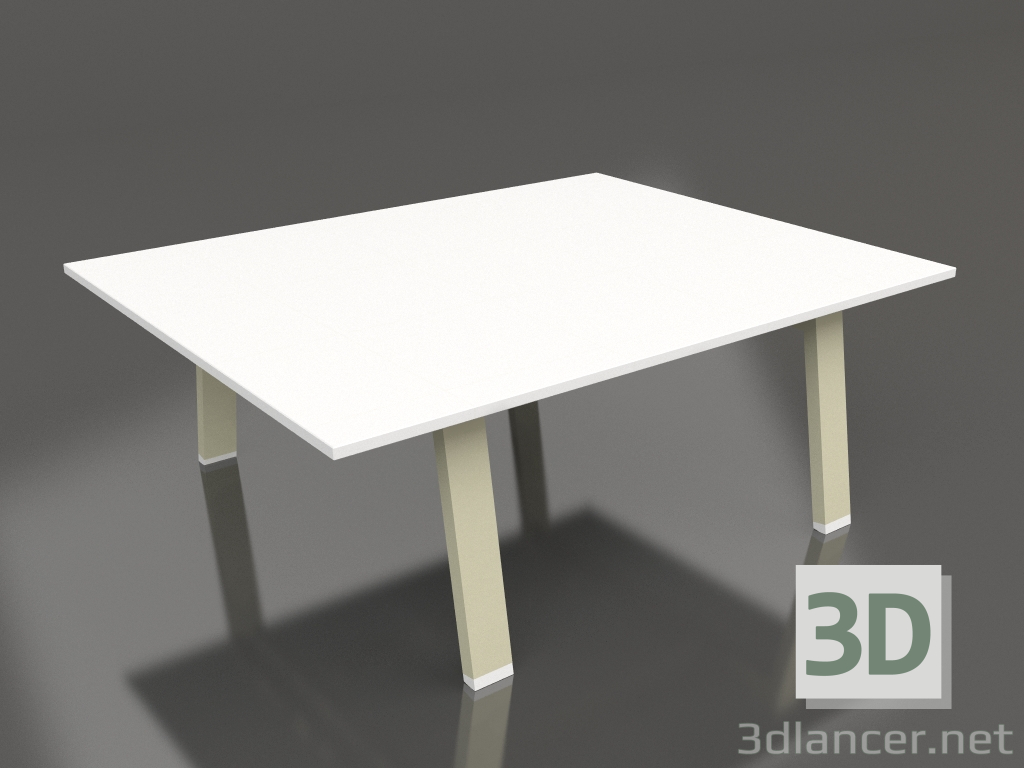 3d model Coffee table 90 (Gold, Phenolic) - preview