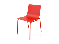 Chaise de salle à manger modèle 2 (rouge)