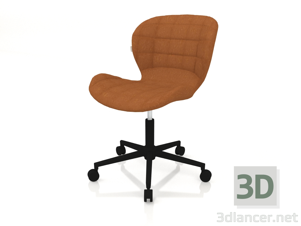 modello 3D Sedia da ufficio OMG LL (marrone) - anteprima