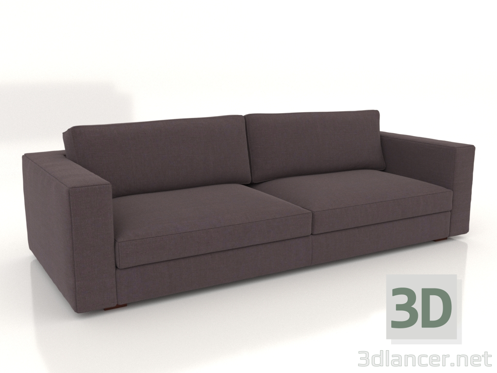 3d model Sofá Maddox de estilo clásico - vista previa