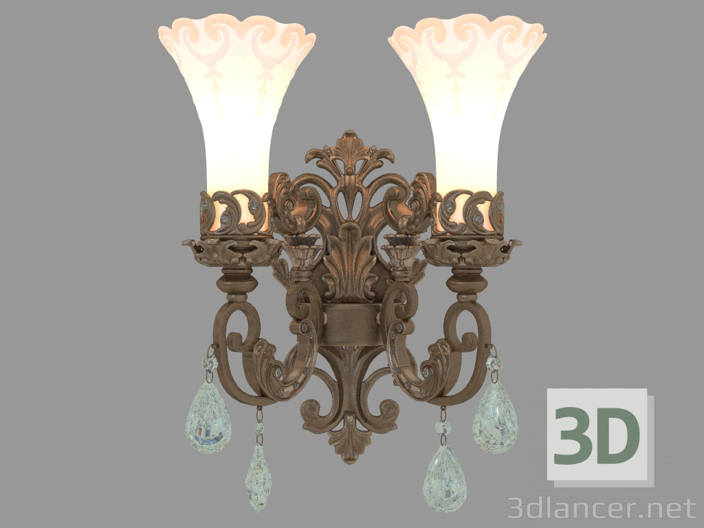 3d model Sconce Ponga (2431 2W) - preview