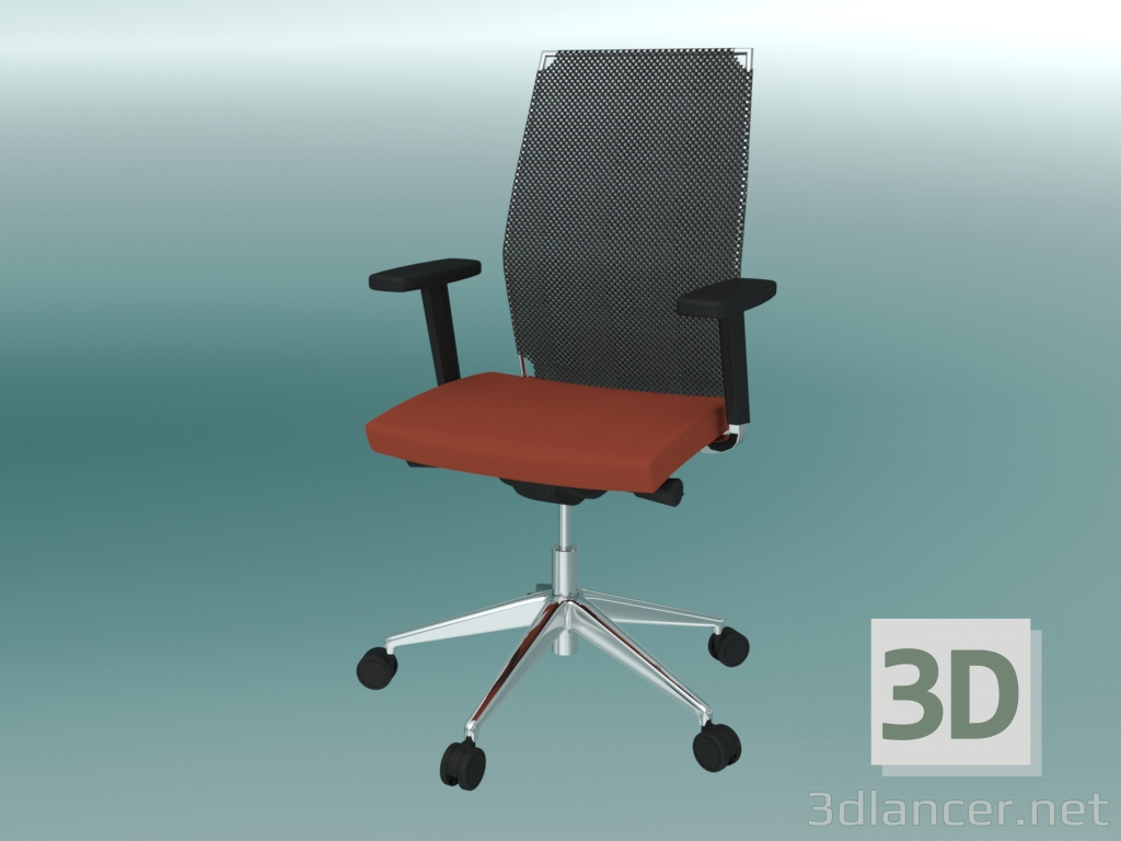 modello 3D Sedia girevole (213S P54) - anteprima