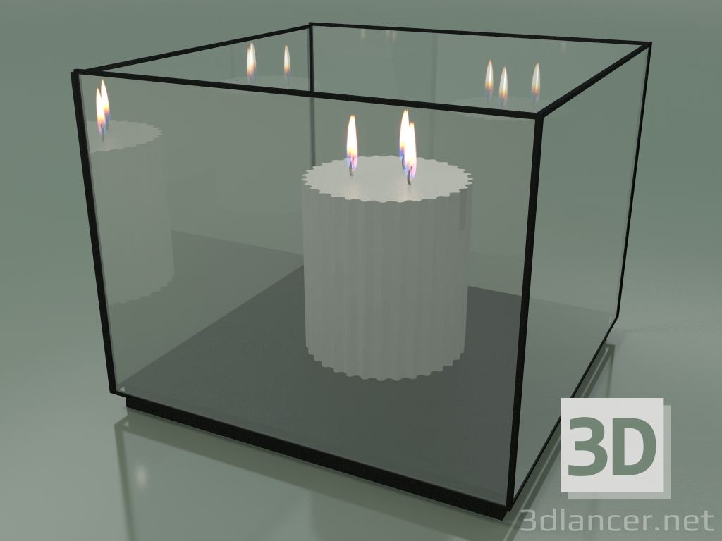 3d model Case for storage with a triple candle (C205C) - preview