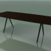 3d model Soap-shaped table 5421 (H 74 - 100x240 cm, 180 ° legs, veneered L21 wenge, V44) - preview