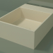 modello 3D Lavabo da appoggio (01UN11302, Bone C39, L 36, P 48, H 16 cm) - anteprima