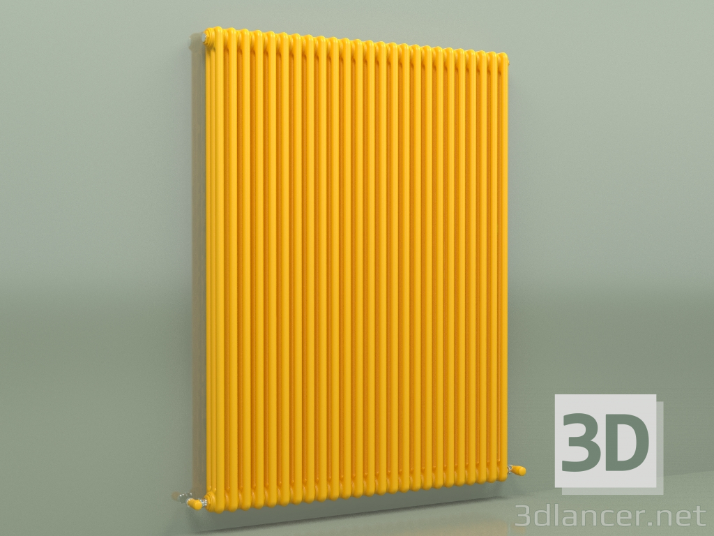 3d модель Радиатор TESI 3 (H 1500 25EL, Melon yellow - RAL 1028) – превью