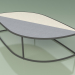 modèle 3D Table basse 002 (Gres Fog-Ivory, Metal Smoke) - preview