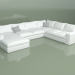 3d model Modular sofa Derby - preview