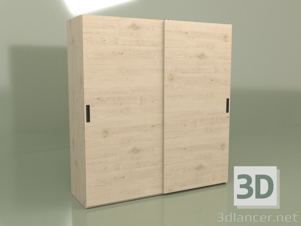 3d model Armario 2 puertas Mn 120 (Champagne) - vista previa