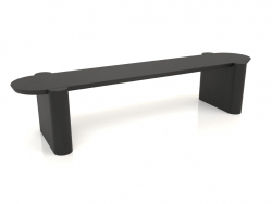 Bench BK 03 (1600x400x350, wood black)