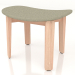 3d model Nora stool with fabric upholstery (light) - preview